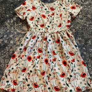 Floral short sleeved dress